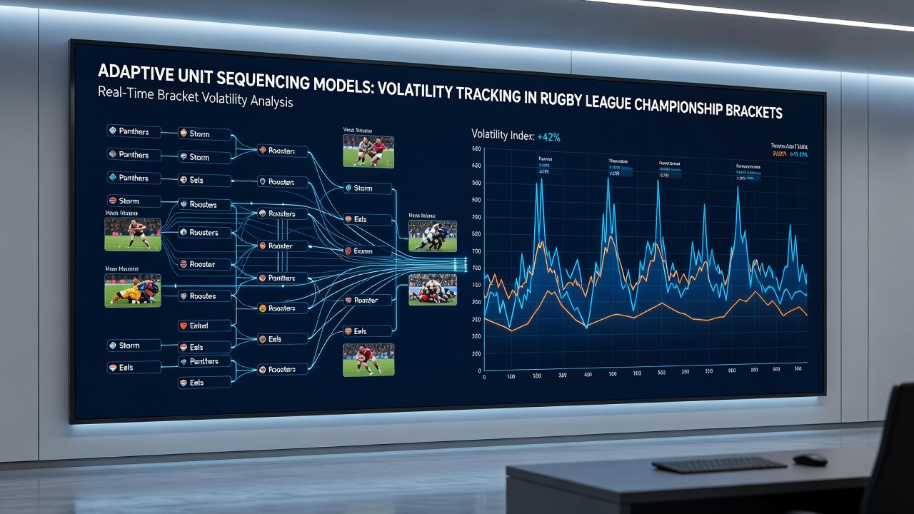 Visual representation of adaptive unit sequencing applied to rugby league bracket volatility tracking