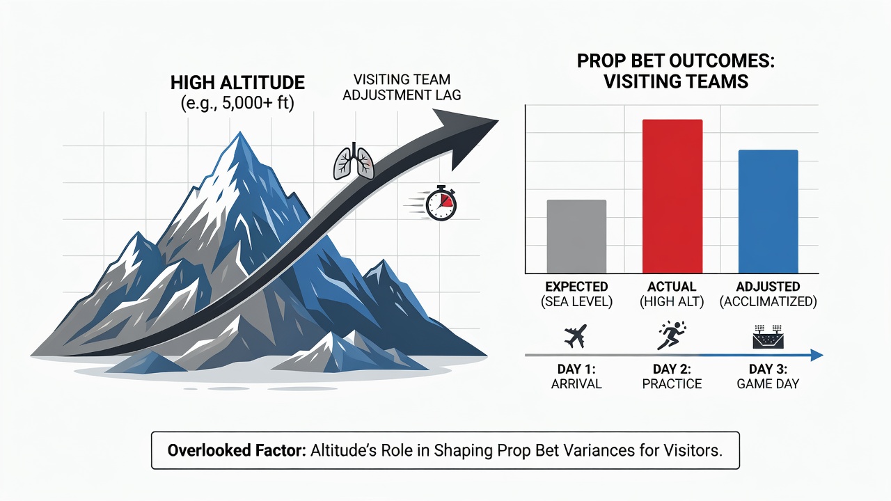 Player performance chart showing altitude-related adjustments in Western Conference games