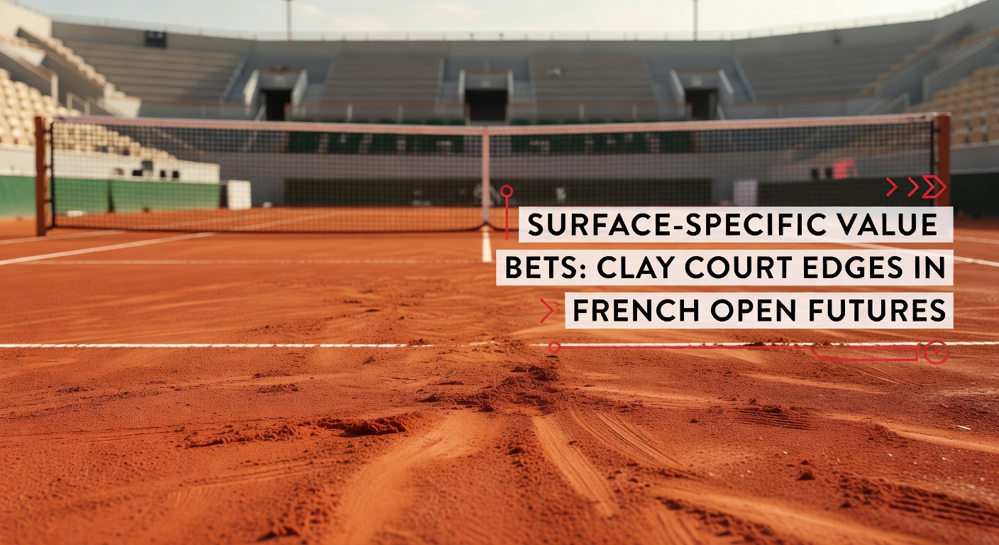 Clay court at Roland Garros during French Open, showing red dirt surface with players in action